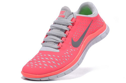 Nike Free Run 3.0 V4 Womens Size Us5 6 7.5 Pink Grey Taiwan